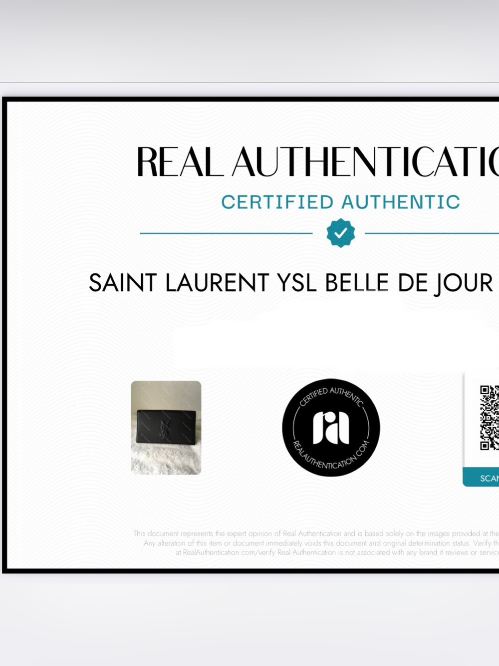 ❤️ SAINT LAURENT Belle De Jour Clutch - Picture 14 of 14
